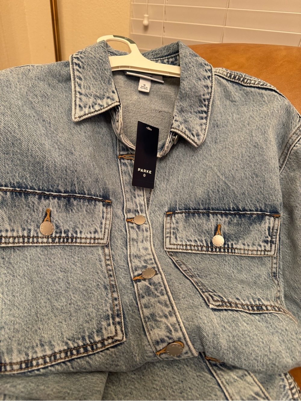 Parke Light Blue Denim Jacket - Women's